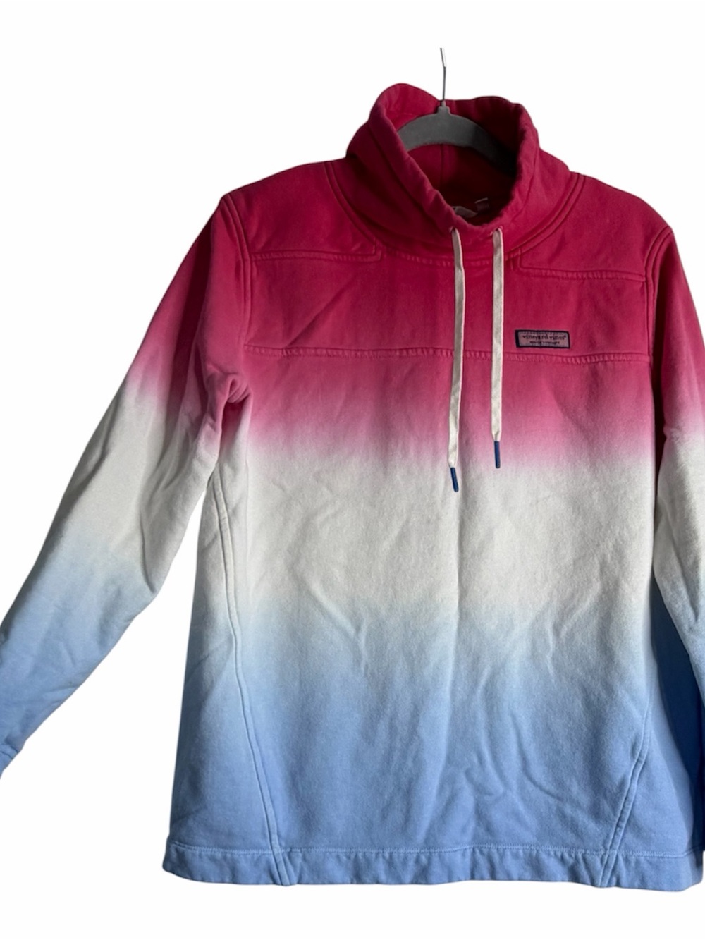 Vineyard Vines Americana dip-dye surf shep shirt pullover SZ S Sporty Outdoors